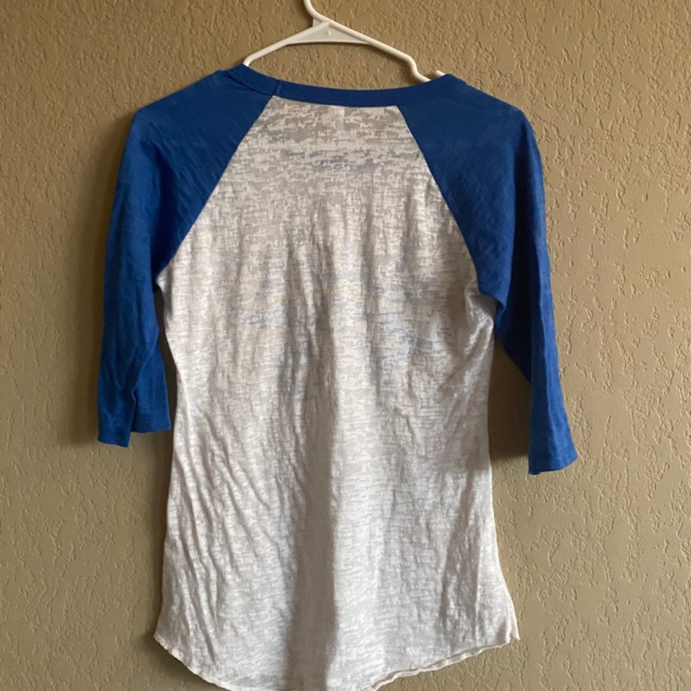 Brewers 3/4 Sleeve Burnout Shirt - Picture 2 of 2